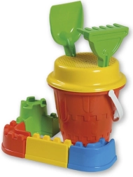 Androni sand set castle with walls medium – Red