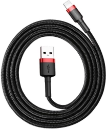 Baseus Cafule USB–Lightning kabel 2 m 1,5 A – rdeče‑črna