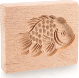 Stampo in legno per biscotti pesce 10 × 8 cm