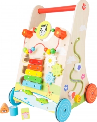 Wooden Baby Walker Flower Meadow