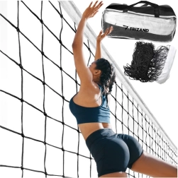 Volleyball and Badminton Net 9.5 × 1 m with Reinforced Steel Cord + TRIZAND Bag