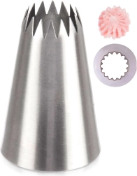 Decorating Tip – Open Star Stainless Steel