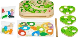Lucy & Leo Catching Caterpillars – wooden magnetic motor skills game