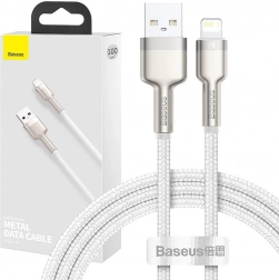 USB kabel Lightning Baseus Cafule 2,4A 1m bel