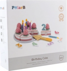 Houten verjaardagstaart om te snijden POLARB van VIGA