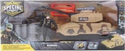 Set militare con carro armato per bambini