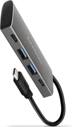 AXAGON HMC-4G2 hub USB-C 10 Gb/s, 2x USB-A + 2x USB-C, câble 13 cm