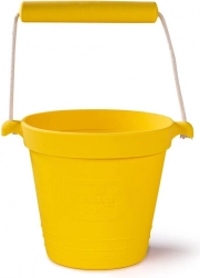 Seau de plage en silicone BIGJIGS TOYS – jaune