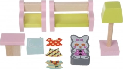 Salotto - mobili in legno per bambole Cubika