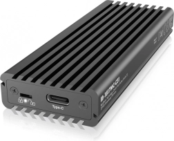 Boîtier externe en aluminium pour SSD M.2 NVMe et SATA avec USB‑C 10 Gb/s – ICY BOX