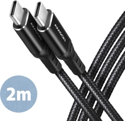 Premium kabel USB-C na USB-C 2.0, 2 m, PD 60 W, 3 A