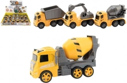 Plastové stavební autíčko na setrvačník 10 cm – 3 druhy