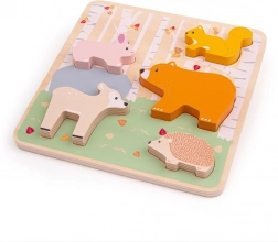Bigjigs Baby Wooden Puzzle Forest Animals