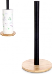 Metal paper towel holder black 32.5 cm