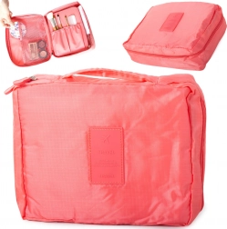 Kozmetikai utazótáska - lazacszínű