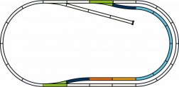 Piko Track Set with Base - Parallel Track