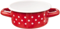 Tazza/mini pentola smaltata Tecka 12 cm, 600 ml