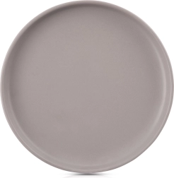 Ceramic shallow plate Skandi 26.5 cm, grey