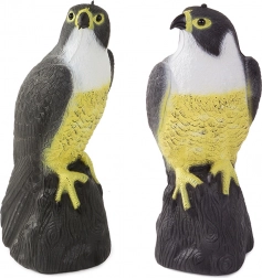 Falcon bird and rodent repeller, realistic decoy for garden and balcony