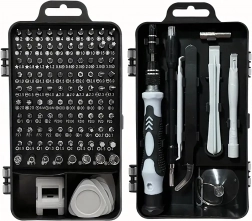 Set preciznih odvijača 115 u 1 s magnetskim bitovima i priborom