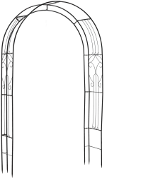 Zahradní pergola z kovu 145 × 38 × 240 cm