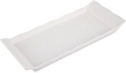 Plateau de service rectangulaire 29,5 × 13 cm – blanc