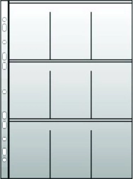 Pochette transparente A4 PVC pour cartes sportives