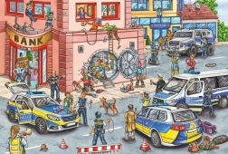 Schmidt Puzzle Police in Action 100 Pieces