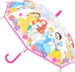 Manual transparent umbrella with princess motif