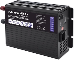 Intelligente Monolith-oplader voor LiFePO4, AGM, GEL, SLA-accu’s 10A 24V