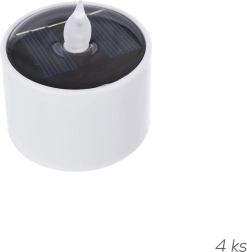 Decorative solar LED candles UH, set of 4 pcs