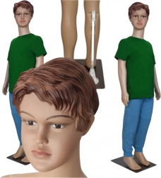 Child mannequin boy 110 cm for shop windows and photo shoots