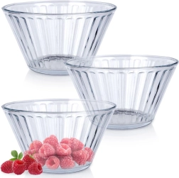 Steklene sklede 270 ml, 3 kosi