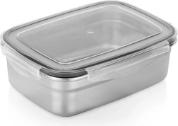 Contenitore per alimenti in acciaio inox con coperchio e guarnizione 1,25 l