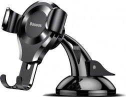 Gravitacijski nosilec telefona za avto BASEUS Osculum, črn