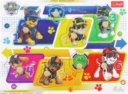 Wooden PAW Patrol Peg Puzzle, 8 Pieces