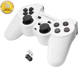 Gamepad wireless Esperanza per PC e PS3 (bianco)