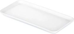 White rectangular serving tray 29.5 × 15 cm