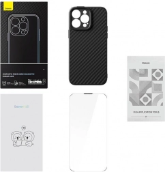 Custodia magnetica Baseus per iPhone 14 Pro nera