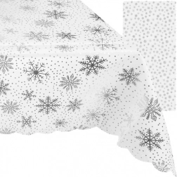 Ruihy Festive Tablecloth with Snowflakes 260x140 cm