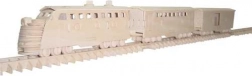 Woodcraft wooden 3D puzzle – train
