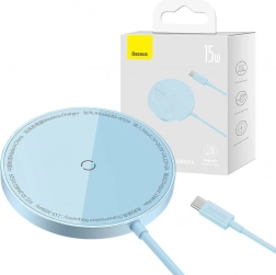 Caricatore wireless magnetico BASEUS Simple Mini3 15W blu