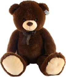 dark plush teddy bear 100 cm