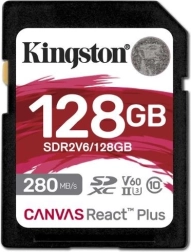 Paměťová karta Kingston Canvas React Plus 128GB SD
