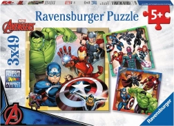Puzzle Ravensburger Marvel Avengers 3x49 kom