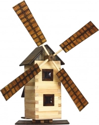 Walachia wooden glue-together kit windmill 1:32