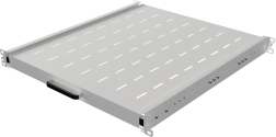 Ripiano estraibile per rack 19" 1U, 500 mm, grigio