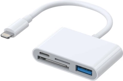Adapter Joyroom Lightning na USB OTG s čitačem kartica SD/microSD