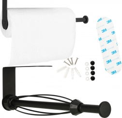 Kitchen Paper Towel Holder Black