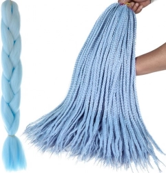 Treccine sintetiche – extension per capelli – Blu